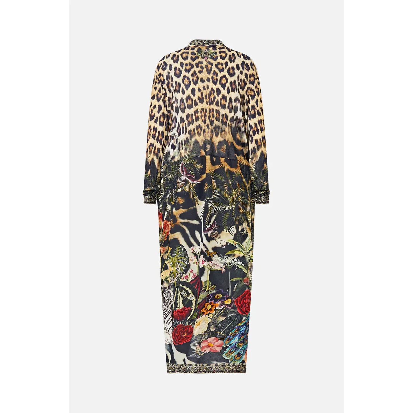 Camilla Long Jacket With Pockets - Leotigra land  Camilla Pisces Boutique