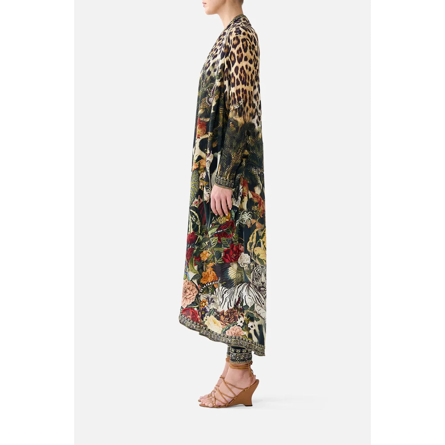 Camilla Long Jacket With Pockets - Leotigra land  Camilla Pisces Boutique