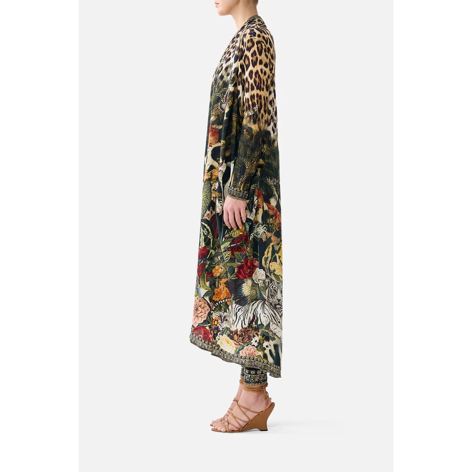 Camilla Long Jacket With Pockets - Leotigra land  Camilla Pisces Boutique