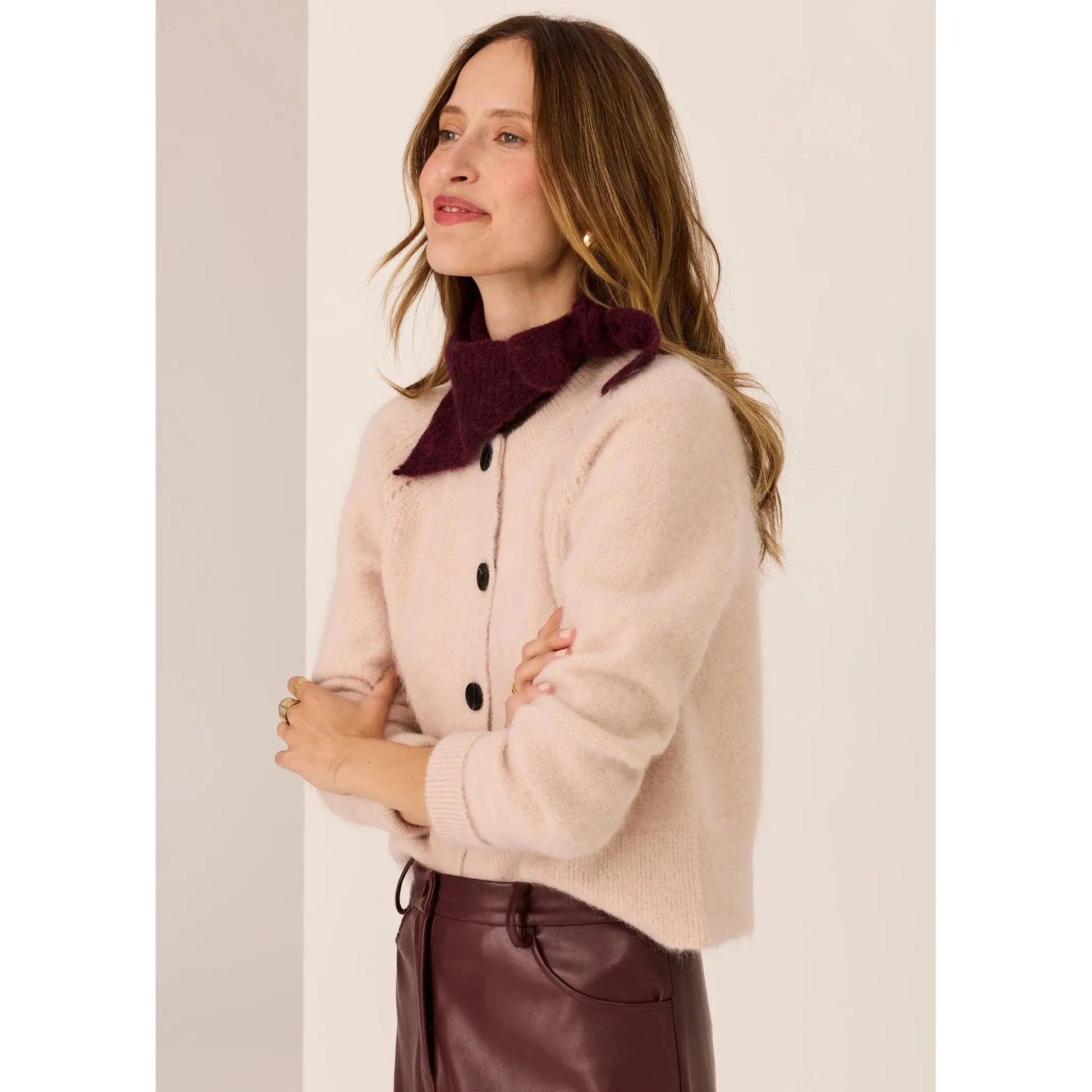 POL Haviland Cardigan - Blush  POL Pisces Boutique