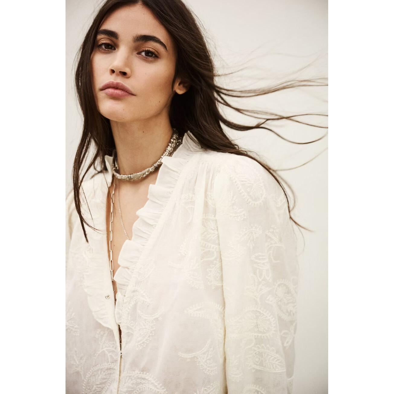 Ba&sh Petty Emory Shirt - Ecru  Ba&sh Pisces Boutique