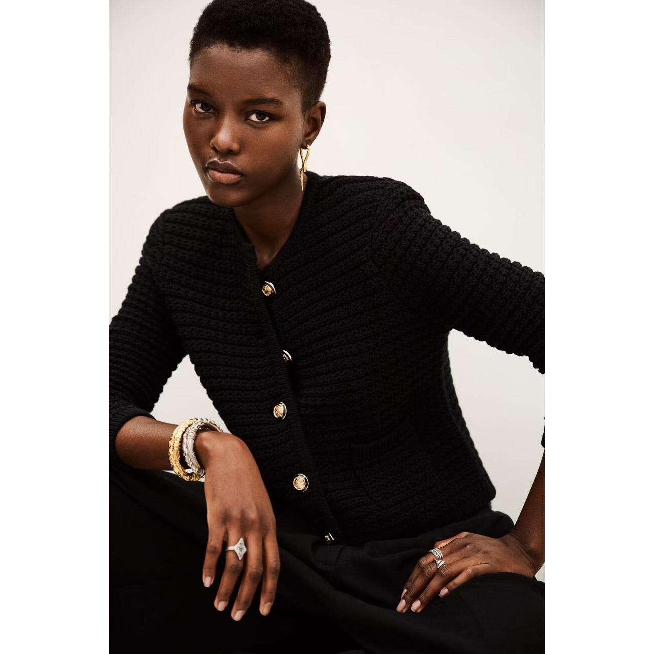 Ba&sh Gaspard Cardigan - Black  Ba&sh Pisces Boutique