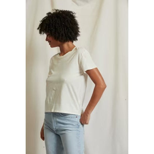 Perfect White Tee Harley Boxy Crew - Bright Ivory