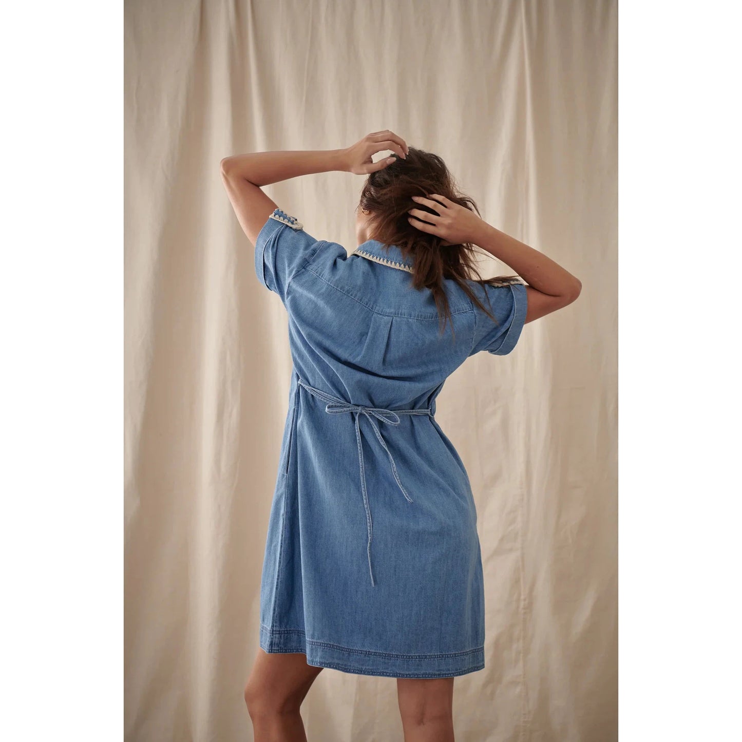 Kireina Simone Dress - 70s Blue