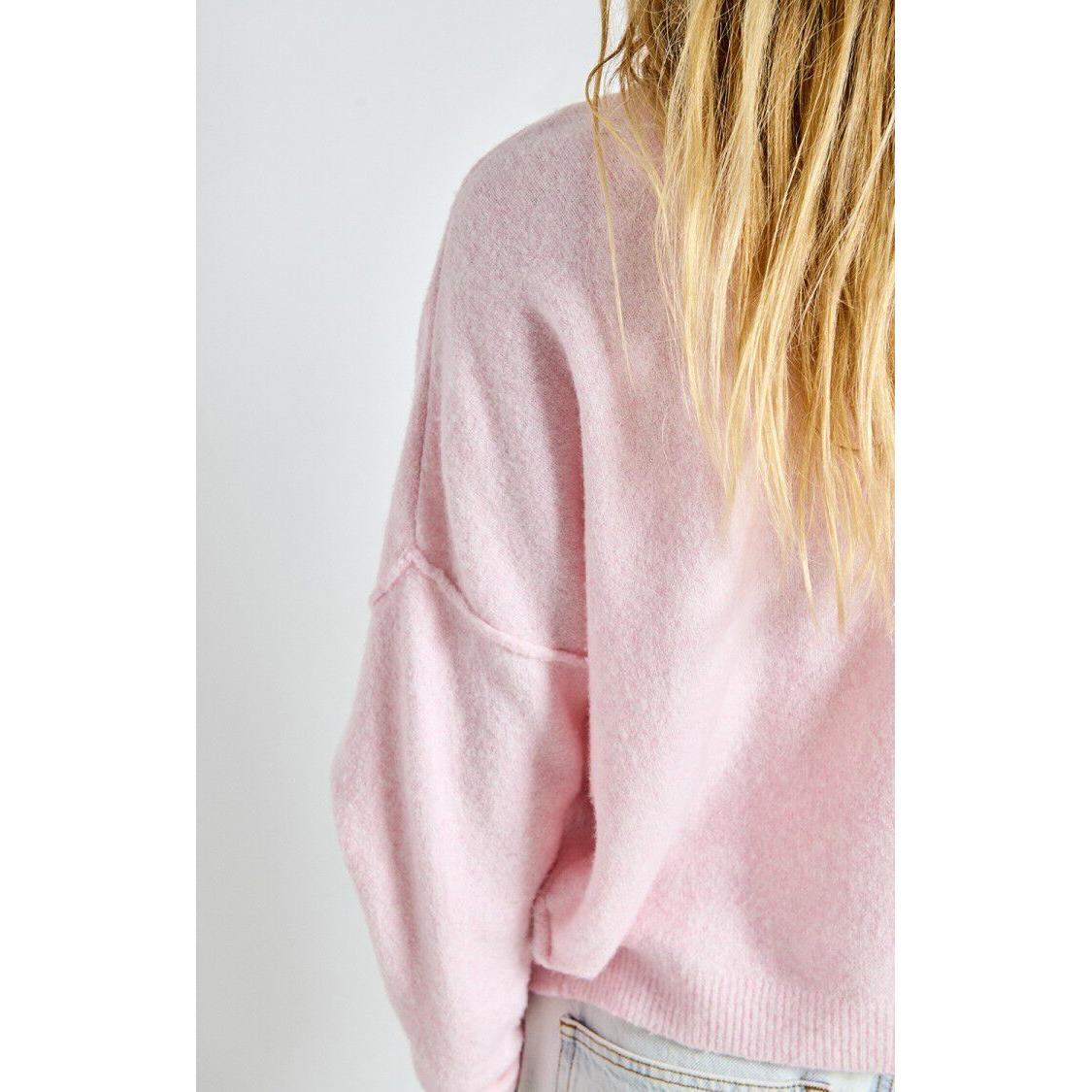 American Vintage Dam225 Pullover - Sugared Almond Melange  American Vintage Pisces Boutique