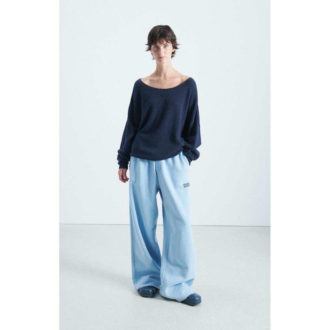 American Vintage Dam225 Pullover - Navy Blue Black Melange  American Vintage Pisces Boutique