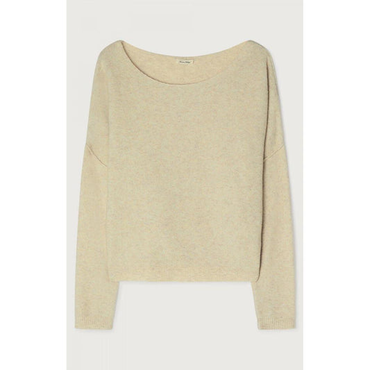 American Vintage Dam225 Pullover - Sand Melange  American Vintage Pisces Boutique