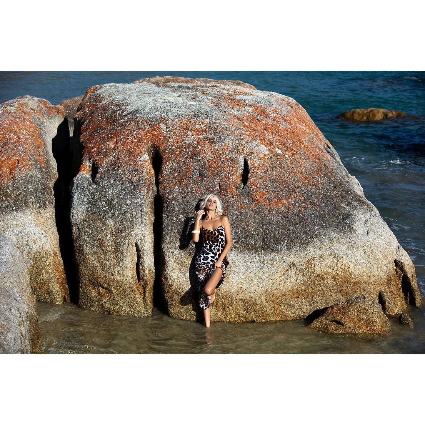 One Season Antoinette Slip-Lipari-Cotton-Leopard