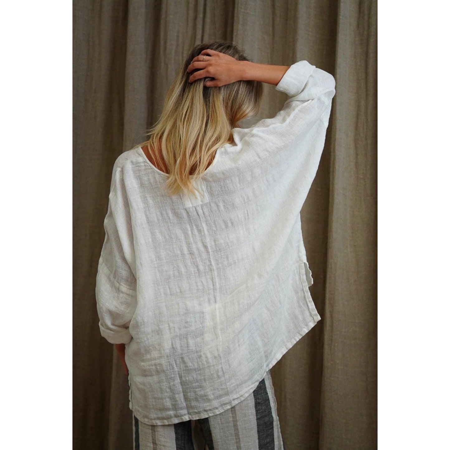 Linens Unlimited Valentina Top - White Combo  Linens Unlimited Pisces Boutique