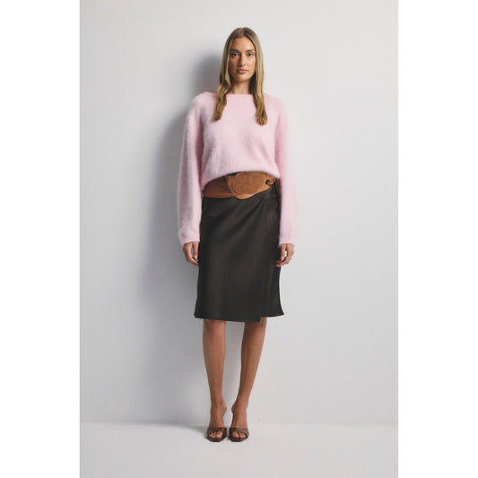 World Of Nomads Stella Cashmere Boat Neck Knit - Rosewater  World Of Nomads Pisces Boutique