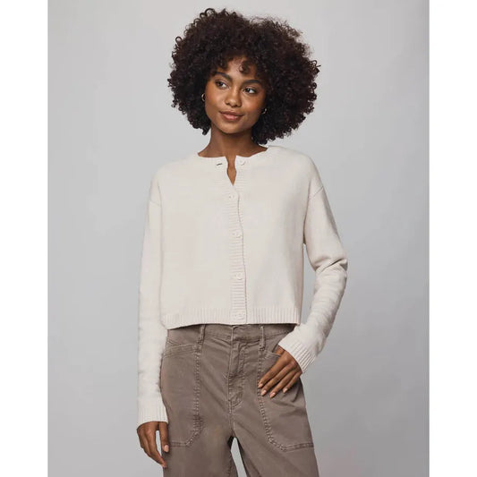 Splendid Amber Crop Cardigan - Pale Oak Heather  Splendid Pisces Boutique