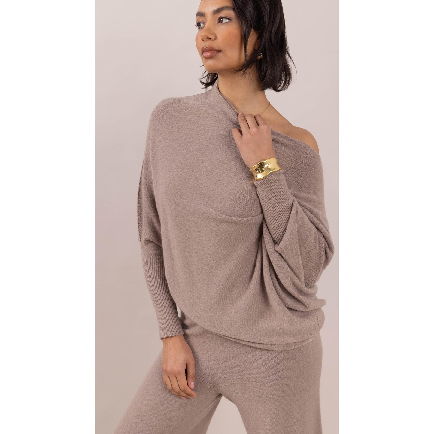 Charli London Natalie Sweater - Smoke  Charli london Pisces Boutique