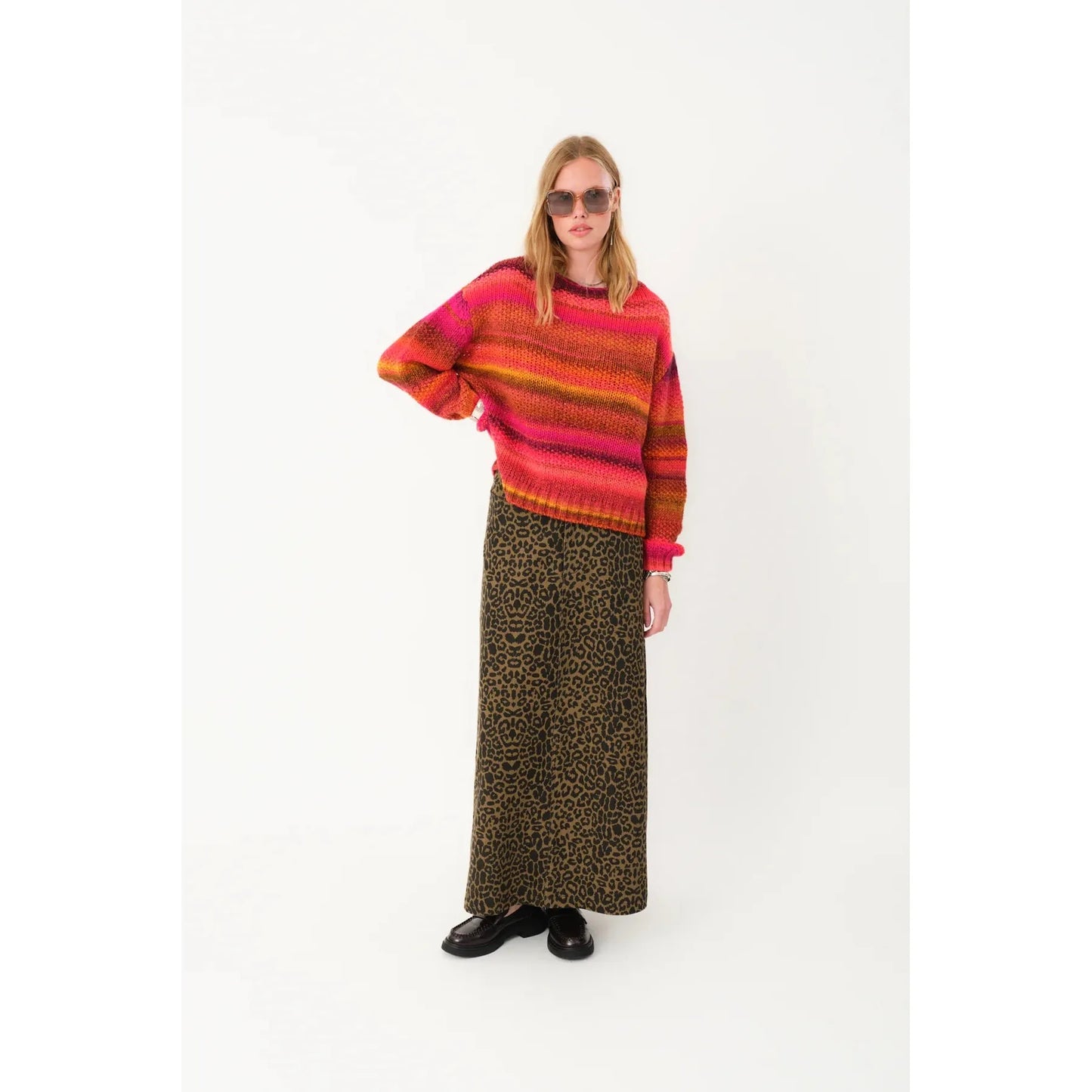 Lolly's laundry Fairhavenll Jumper - Orange  Lolly's Laundry Pisces Boutique