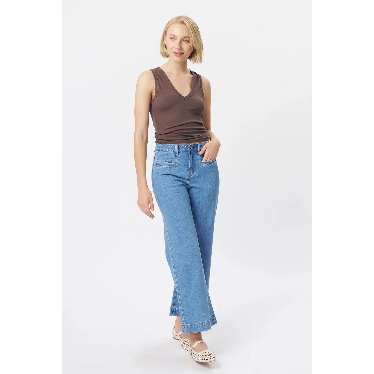 Kireina Freya Jean Cord - Mid Blue  Kireina Pisces Boutique