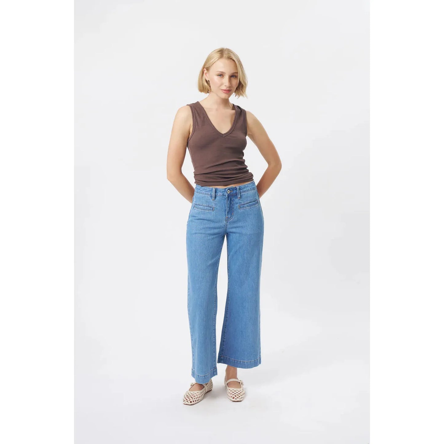 Kireina Freya Jean Cord - Mid Blue  Kireina Pisces Boutique