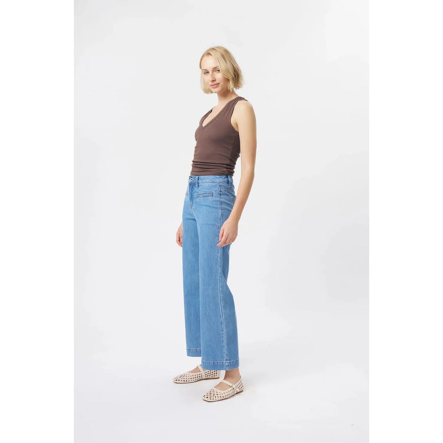 Kireina Freya Jean Cord - Mid Blue  Kireina Pisces Boutique