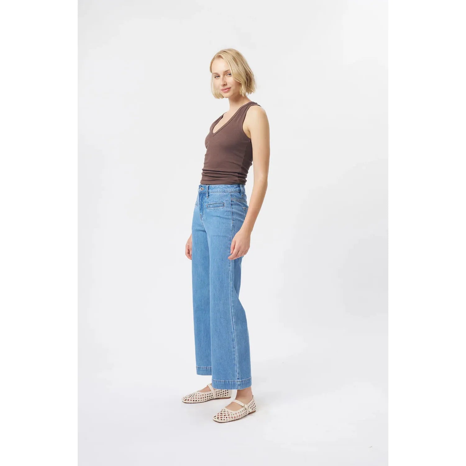 Kireina Freya Jean Cord - Mid Blue  Kireina Pisces Boutique
