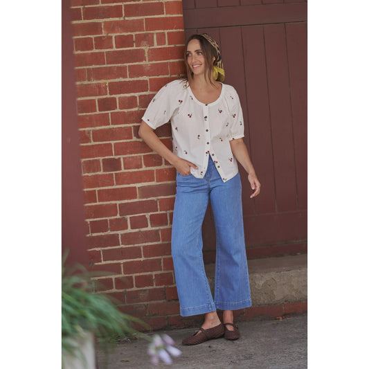 Kireina Freya Jean Cord - Mid Blue  Kireina Pisces Boutique