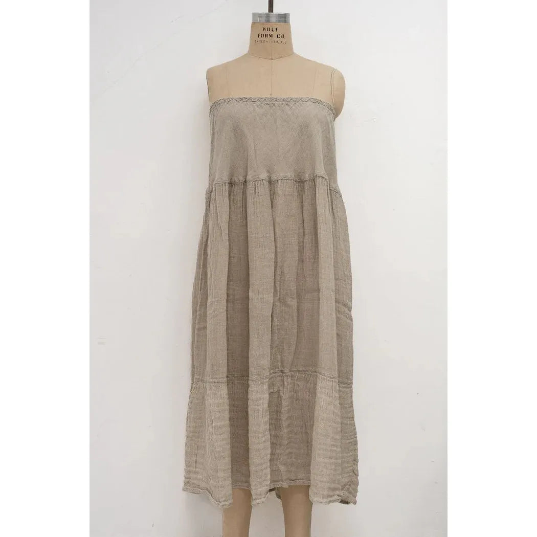 La Bottega Gonna Saqqara Garzata - Naturale  La Bottega Pisces Boutique