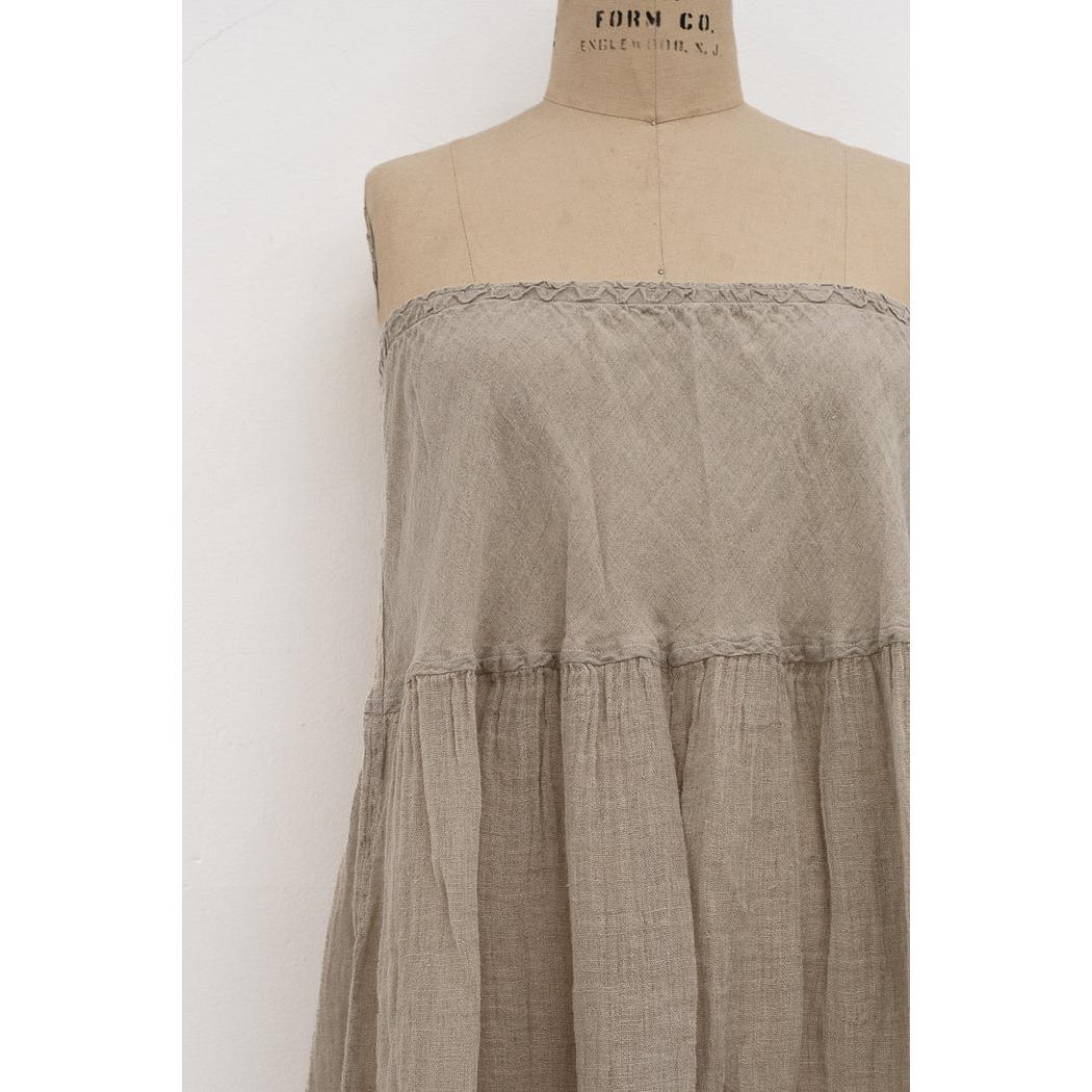 La Bottega Gonna Saqqara Garzata - Naturale  La Bottega Pisces Boutique