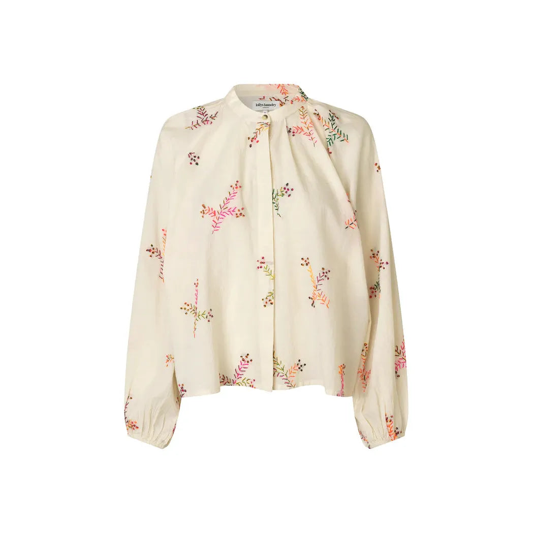 Lolly's Laundry HaileyLL Shirt LS - Creme  Lolly's Laundry Pisces Boutique