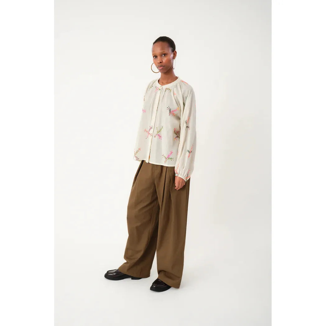 Lolly's Laundry HaileyLL Shirt LS - Creme  Lolly's Laundry Pisces Boutique