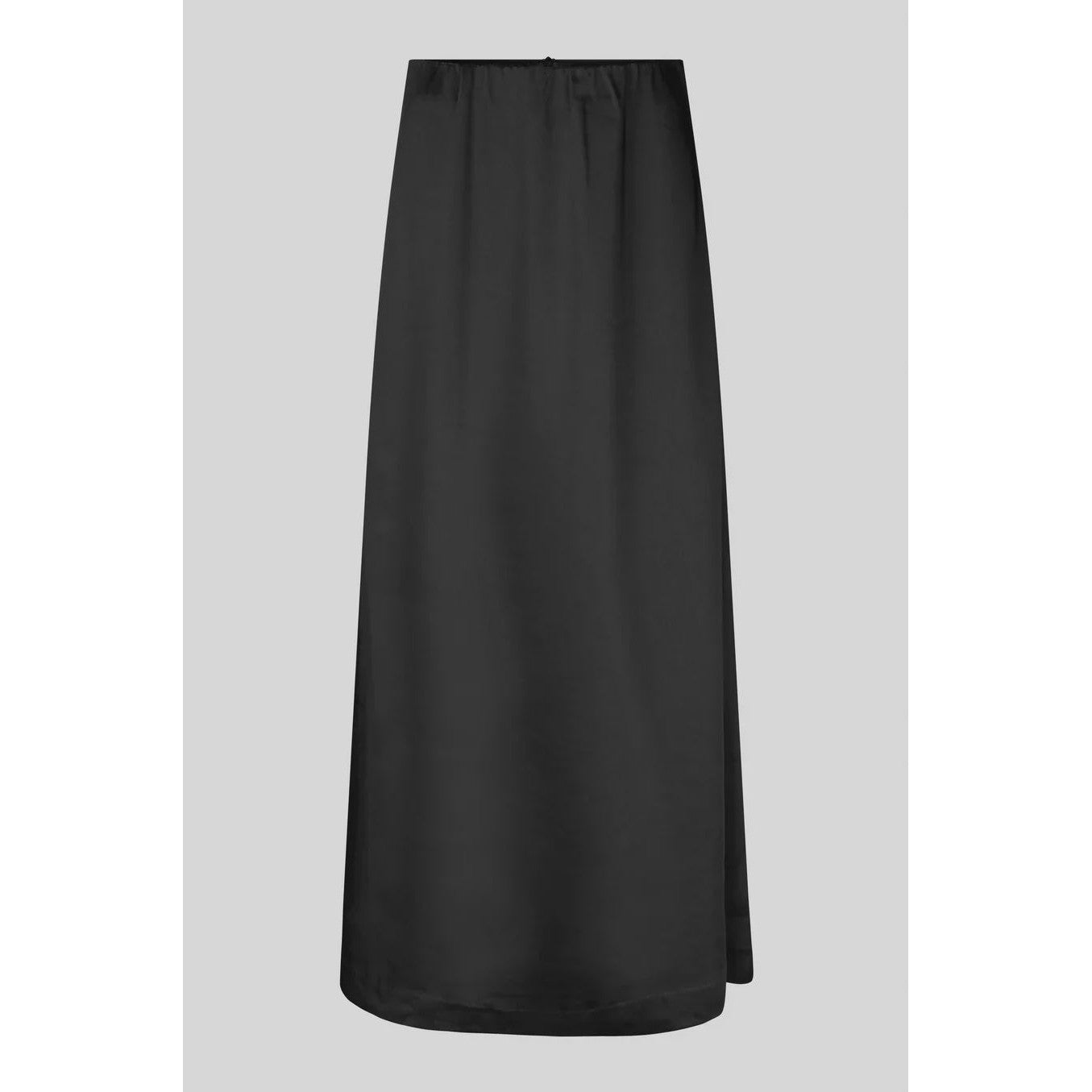 Second Female Odile Sateen Maxi Skirt - Black