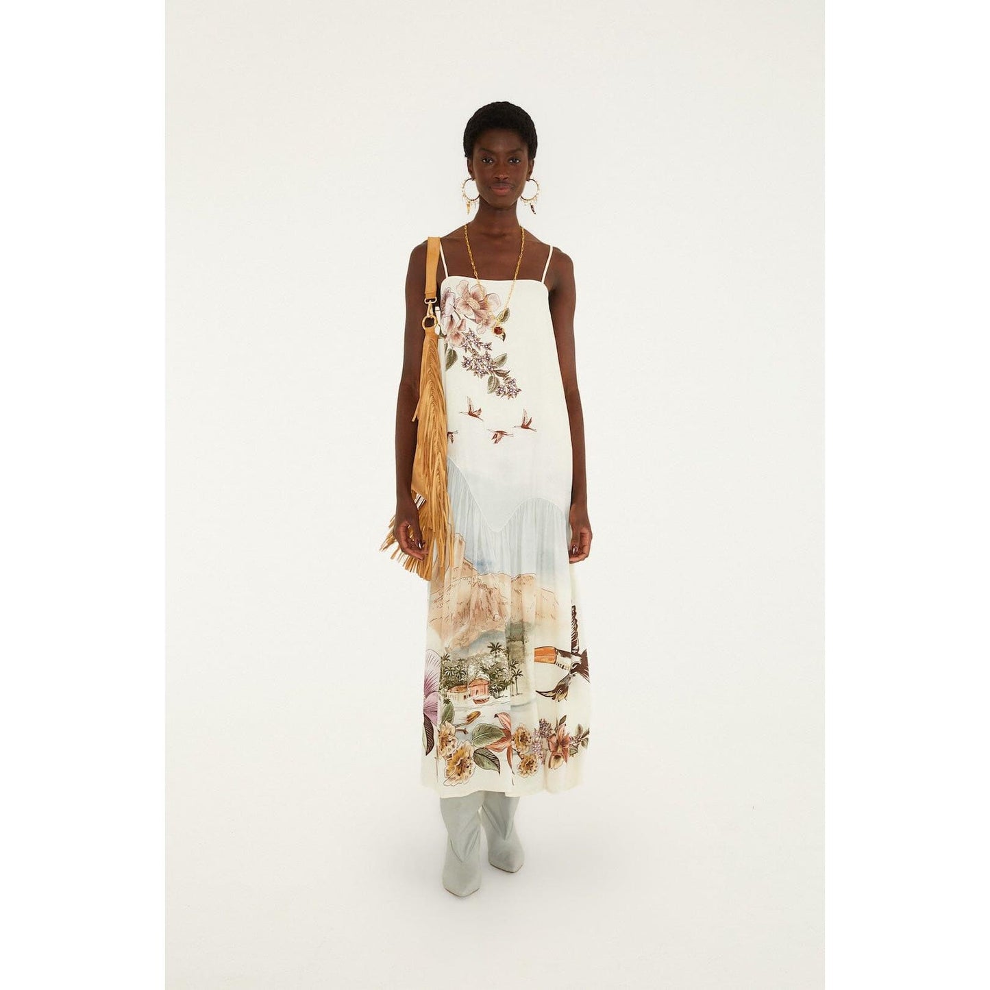 Farm Rio Toile De Rio Maxi Dress - Off White  Farm Rio Pisces Boutique
