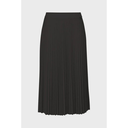 Rich & Royal Plisse Skirt Recycled - Black