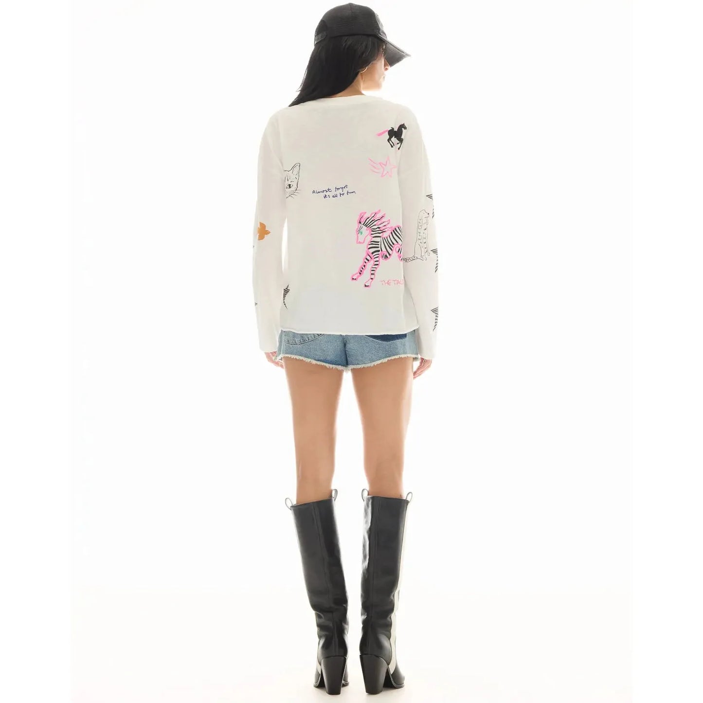 The Tales Animal Illustrated Long Sleeve Tee -