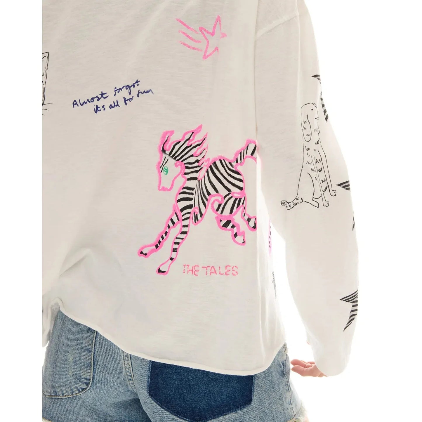 The Tales Animal Illustrated Long Sleeve Tee -