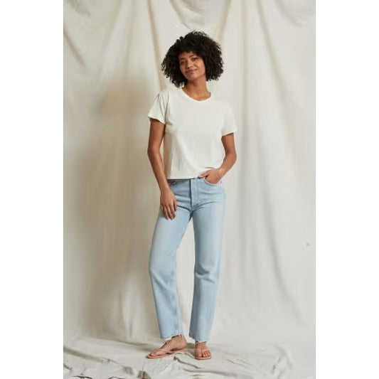 Perfect White Tee Harley Boxy Crew - Bright Ivory