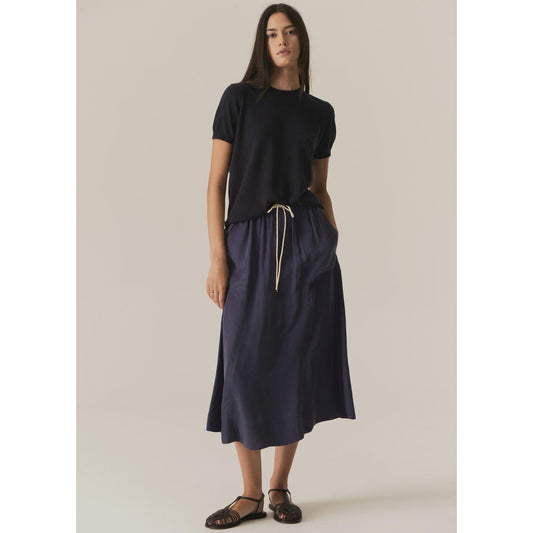 POL Henri Tie Skirt - Ink