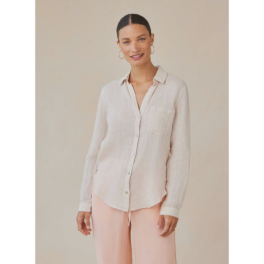 Bella dahl Pocket Button Down - Sand