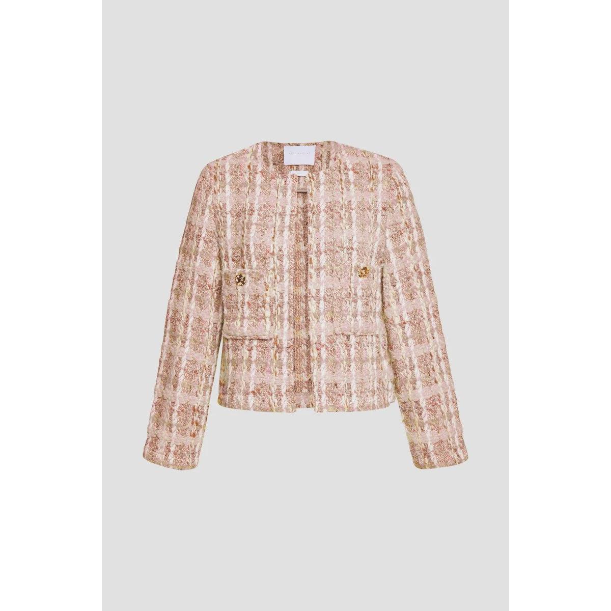 Rich & Royal Tweed Jacket - Rose Shadow