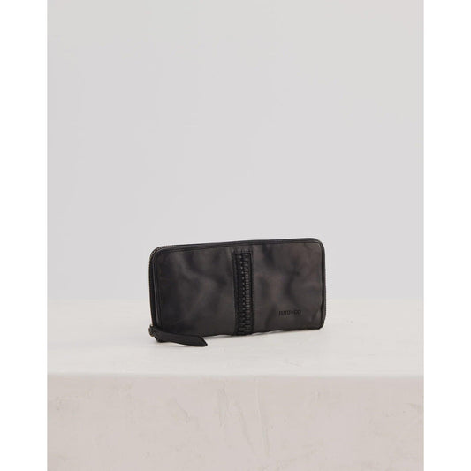JuJu & Co Braid Wallet - Black
