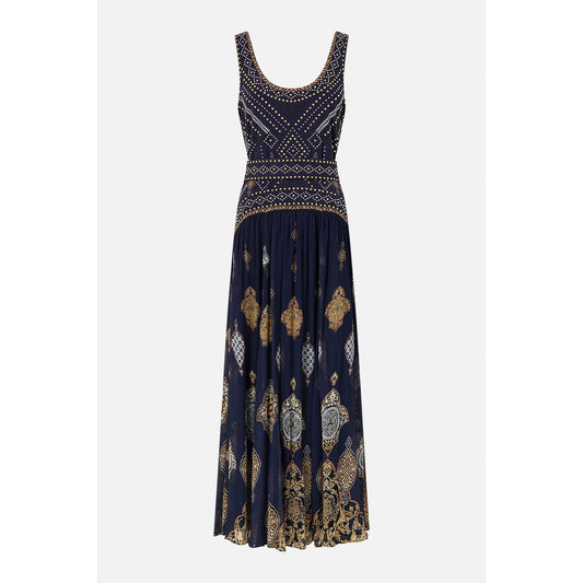 Camilla Jersey Tank Dress With Contrast Skirt - The Imperial Gate  Camilla Pisces Boutique