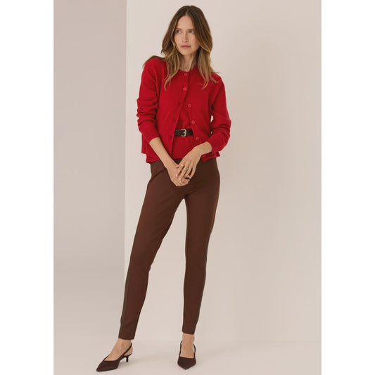 POL Jesse Legging With Trim - Chocolate  POL Pisces Boutique