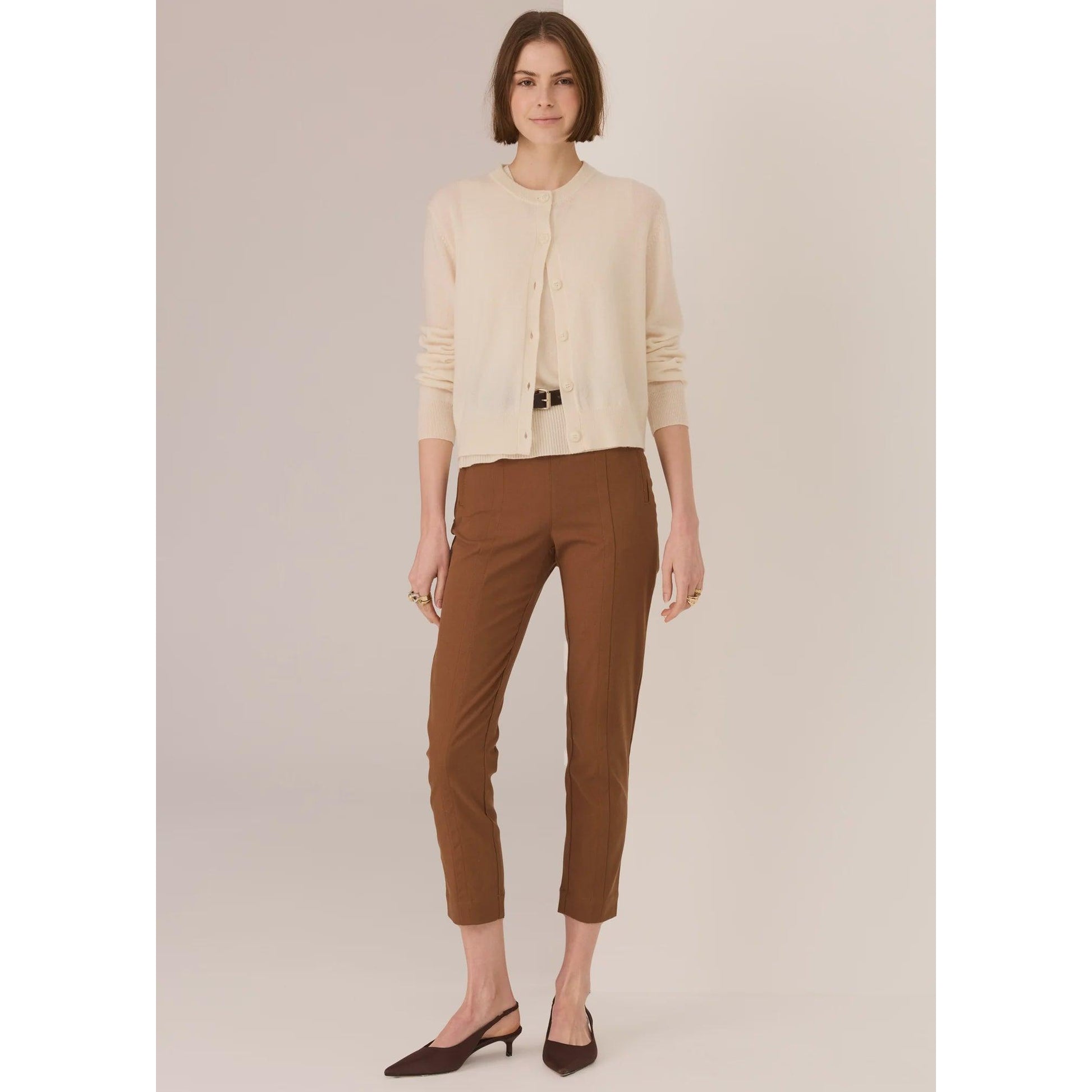 POL Delta Cigarette Pant - Toffee  POL Pisces Boutique