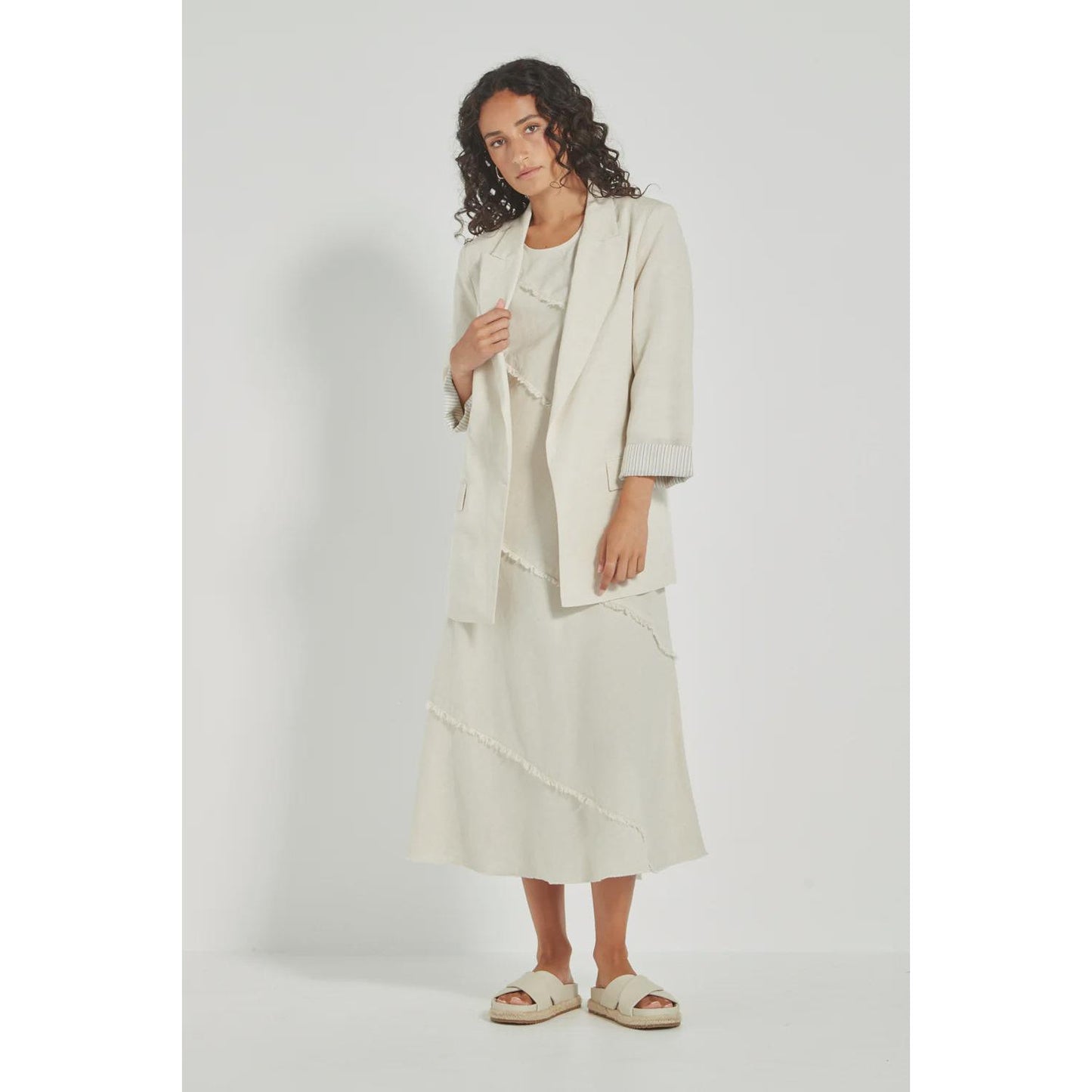 Verge Elle Dress - Cashew