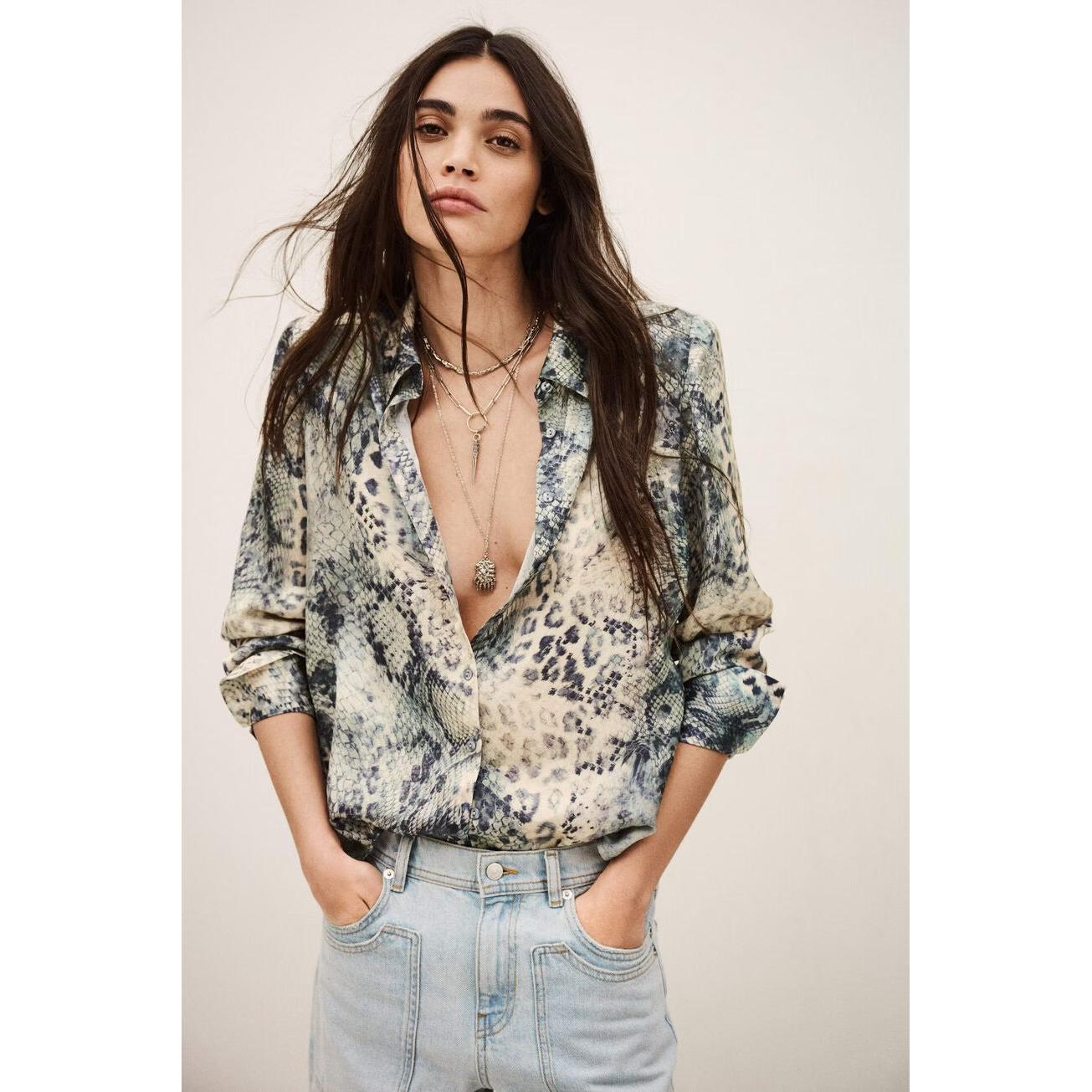 Ba&sh Cornelia Shirt - Bleu  Ba&sh Pisces Boutique