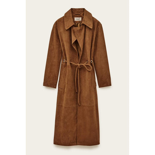 Ba&sh Matte Coat - Camel  Ba&sh Pisces Boutique