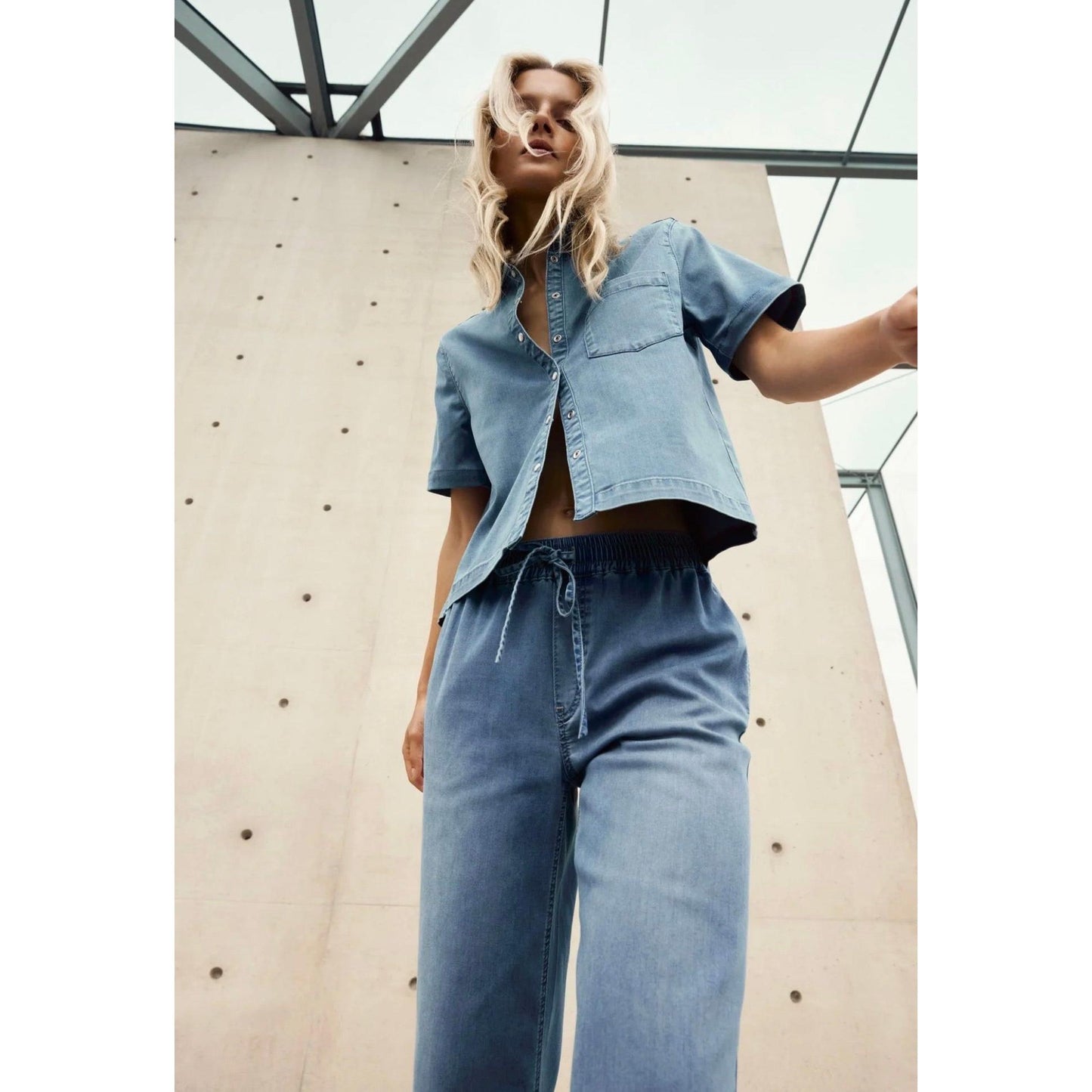 Raffaello Rossi Anjella Super soft Denim - Blue