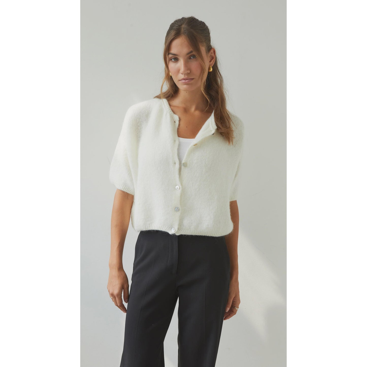 Charli London Emme Cardigan - Ivory  Charli london Pisces Boutique