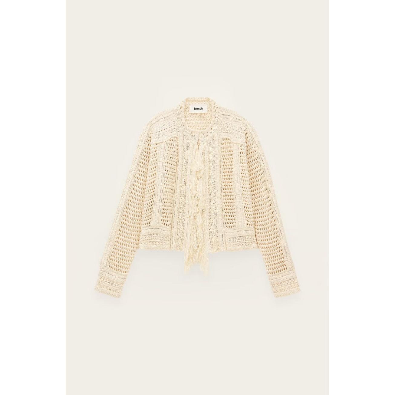 Ba&sh Bainca Boheme Cardigan - Ecru  Ba&sh Pisces Boutique