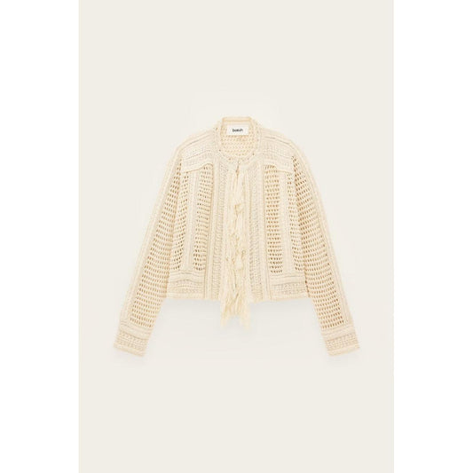 Ba&sh Bainca Boheme Cardigan - Ecru  Ba&sh Pisces Boutique