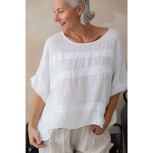 Italian Cartel  Melfi Top - White