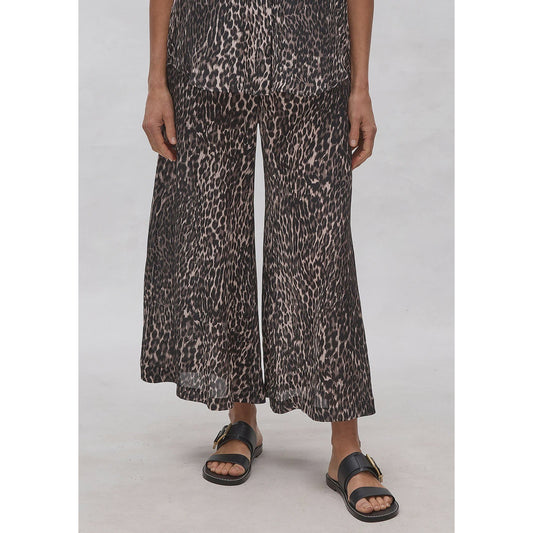 Mela Purdie Crop Swish Pant - Praline Panther