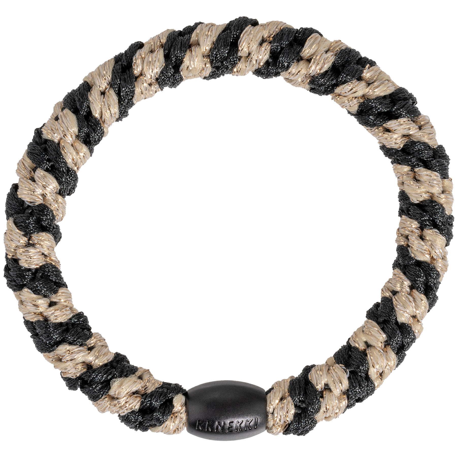 KKNEKKI - Black Beige Glitter Stripe  KKNEKKI Pisces Boutique