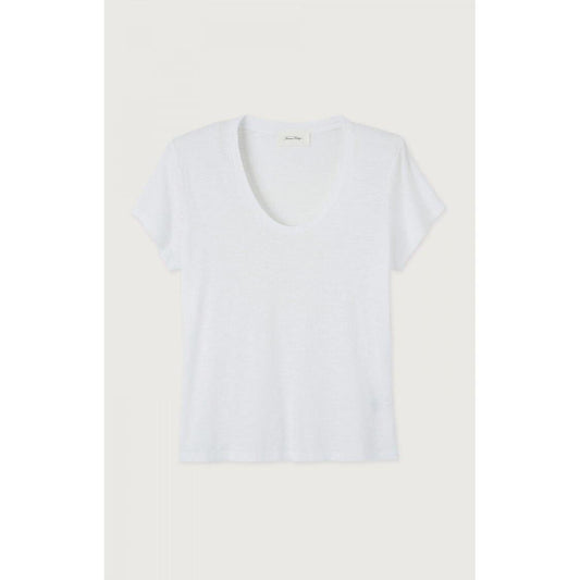 American Vintage Jac 48 S/S Tee - White  American Vintage Pisces Boutique